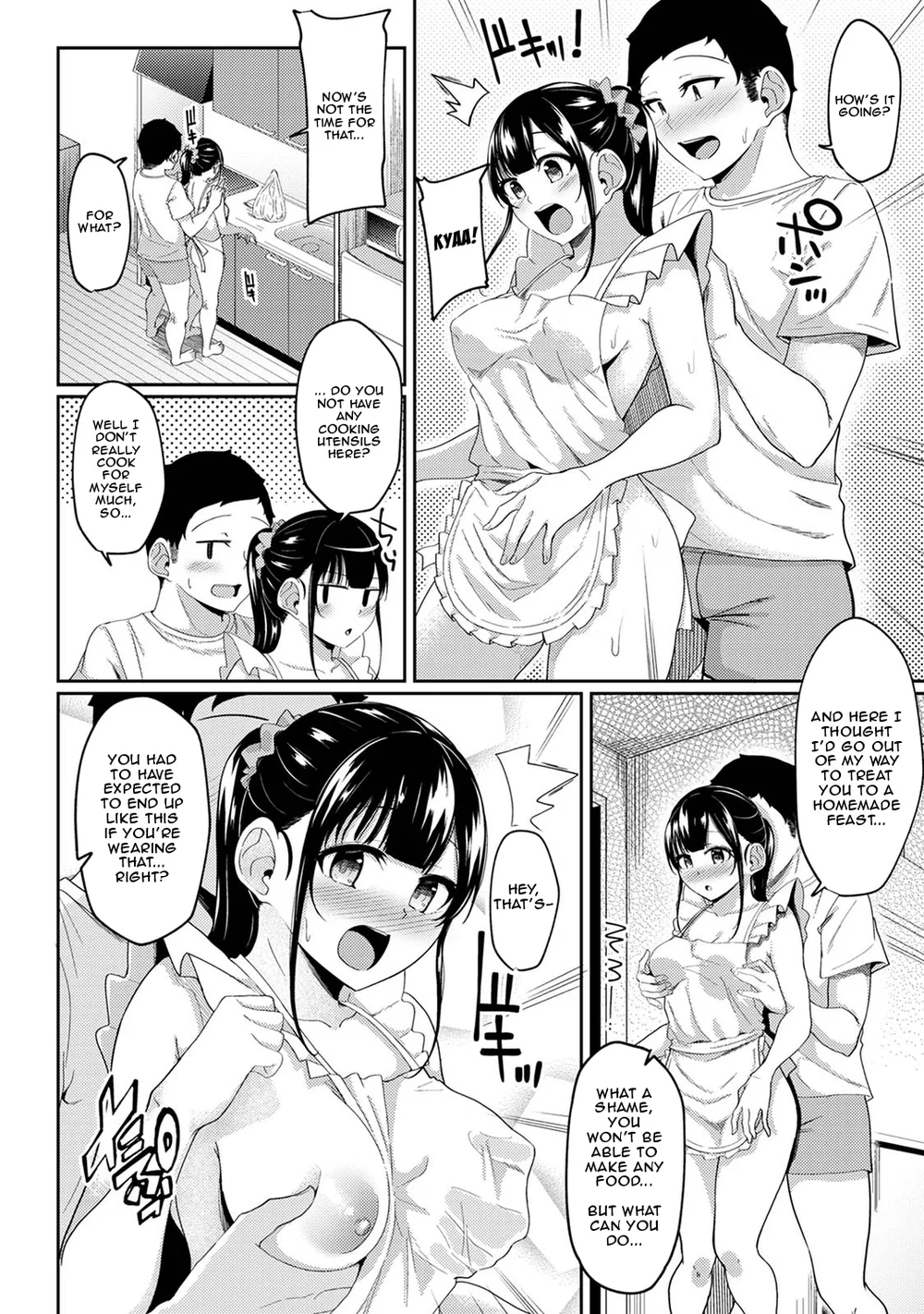 Asa Okitara Imouto ga Hadaka Apron Sugata datta node Hamete Mita – Chapter 8 page 1