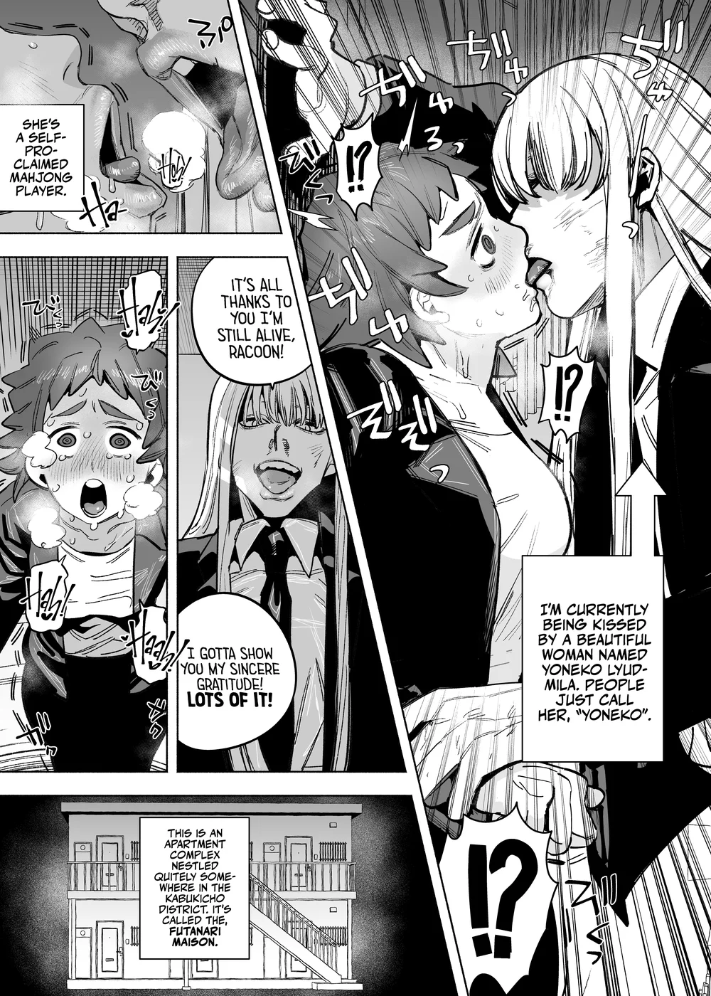 Futanari Maison~ Janshi de Chouhatsu Bijo no Otonari-san ni, cute aggression o uketeimasu~ page 1