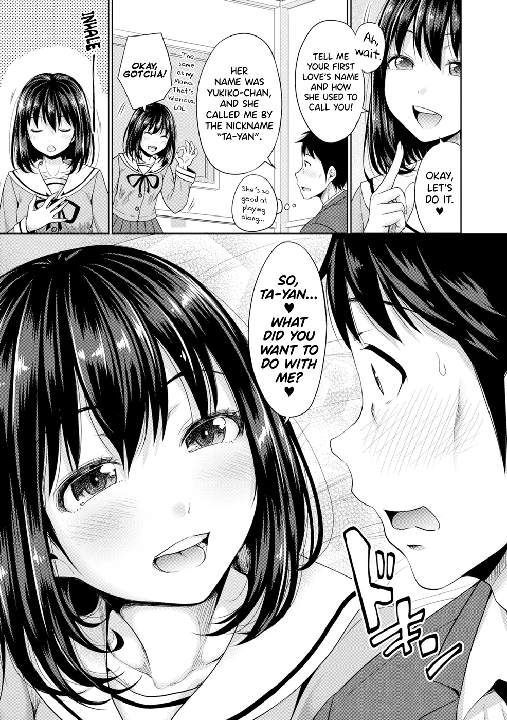 Hatsukoi no Hito -Moshi Aishou Batsugun na Papakatsu Musume ga Musume ni Natte 24-jikan Hame Houdai ni Nattara- Chapter 1 page 4