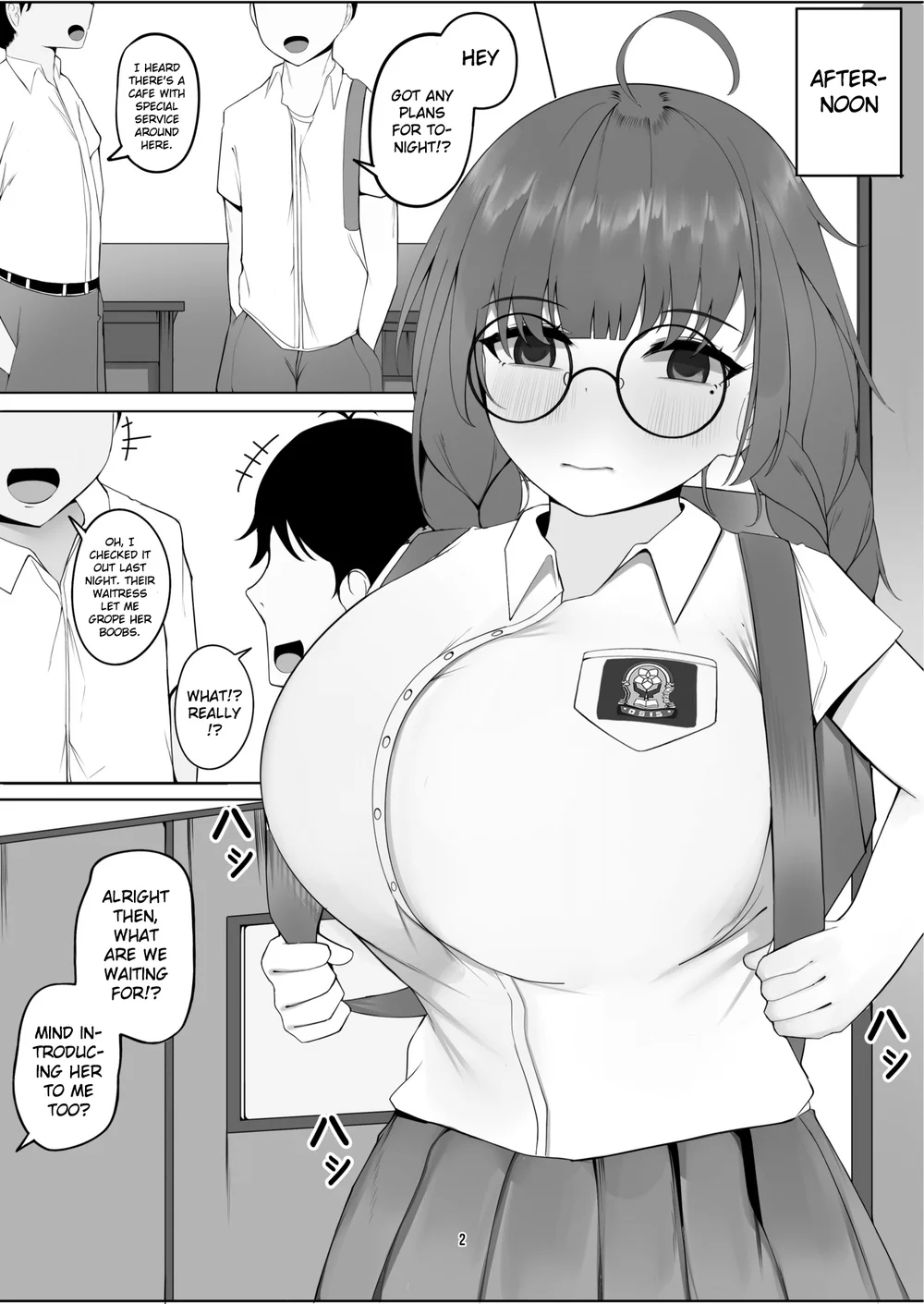 Supplementary class at the convenience store (Teenage Mischief) page 1