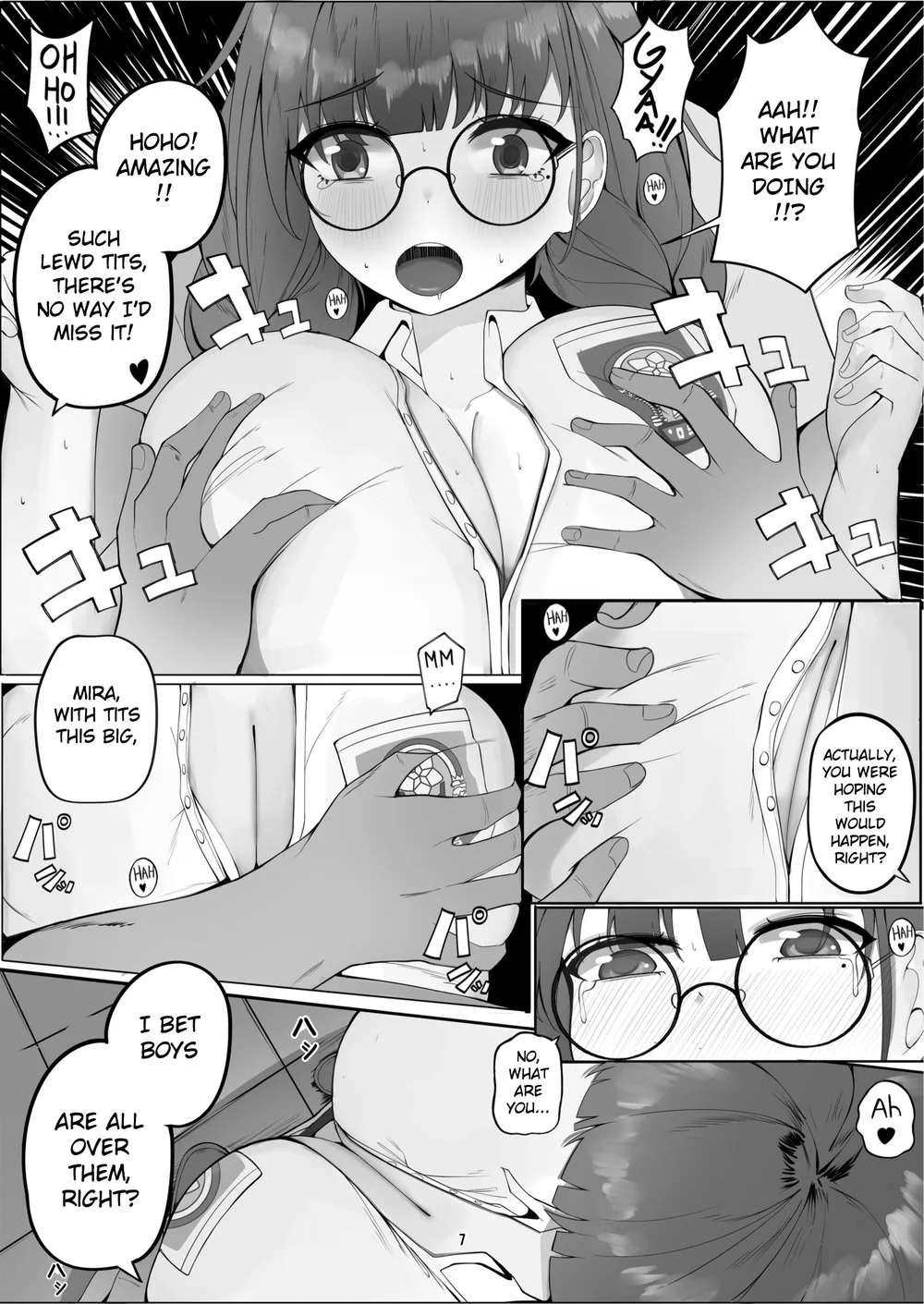 Supplementary class at the convenience store (Teenage Mischief) page 6