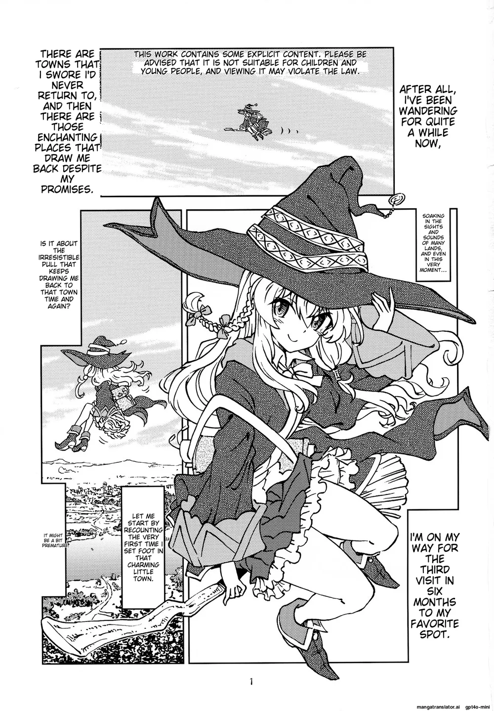 Tabitabi Nikki ni wa Shirusenakatta koto. page 1