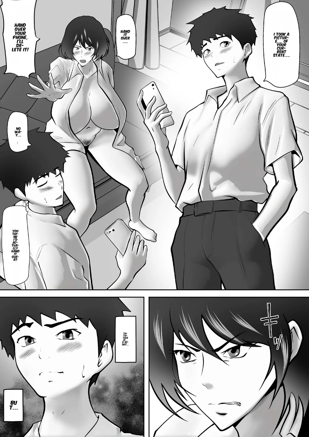 Tachiba Gyakuten Pawahara o Suru Gibo no Onani- ga Toreta Node Shitagawaseru page 12
