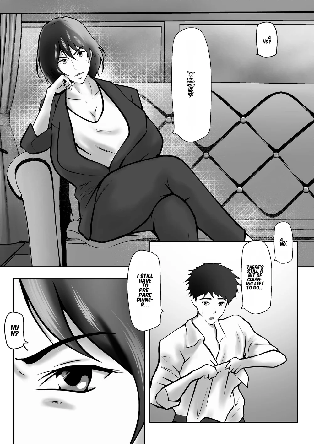 Tachiba Gyakuten Pawahara o Suru Gibo no Onani- ga Toreta Node Shitagawaseru page 2