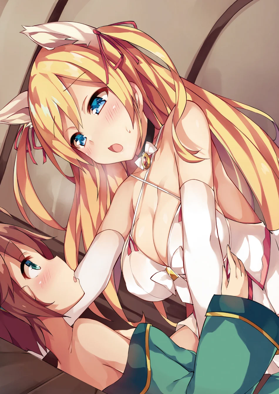 Yuri Elf to Norowareta Hime page 1