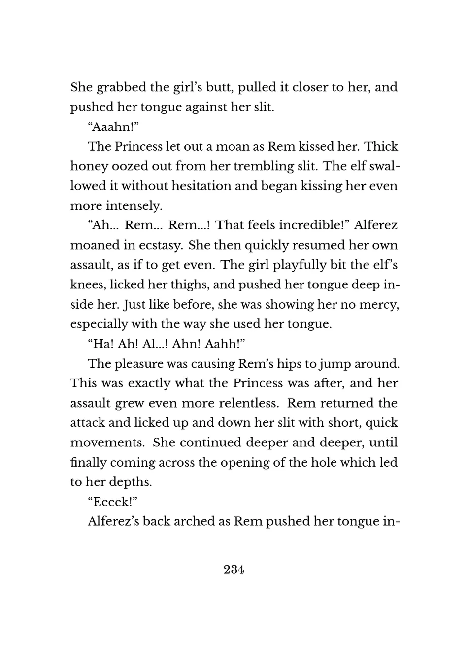 Yuri Elf to Norowareta Hime page 232