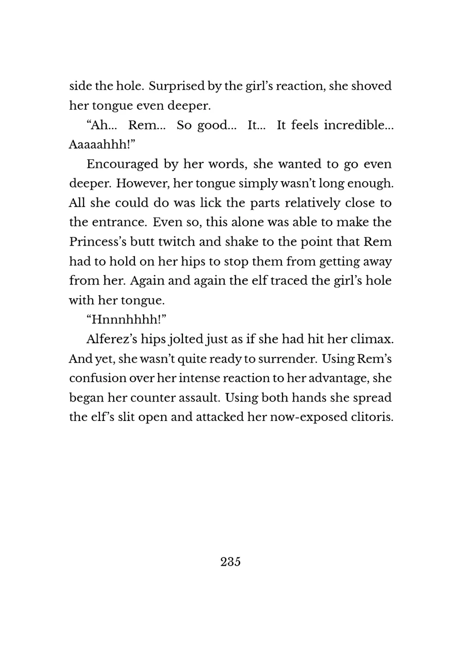 Yuri Elf to Norowareta Hime page 233