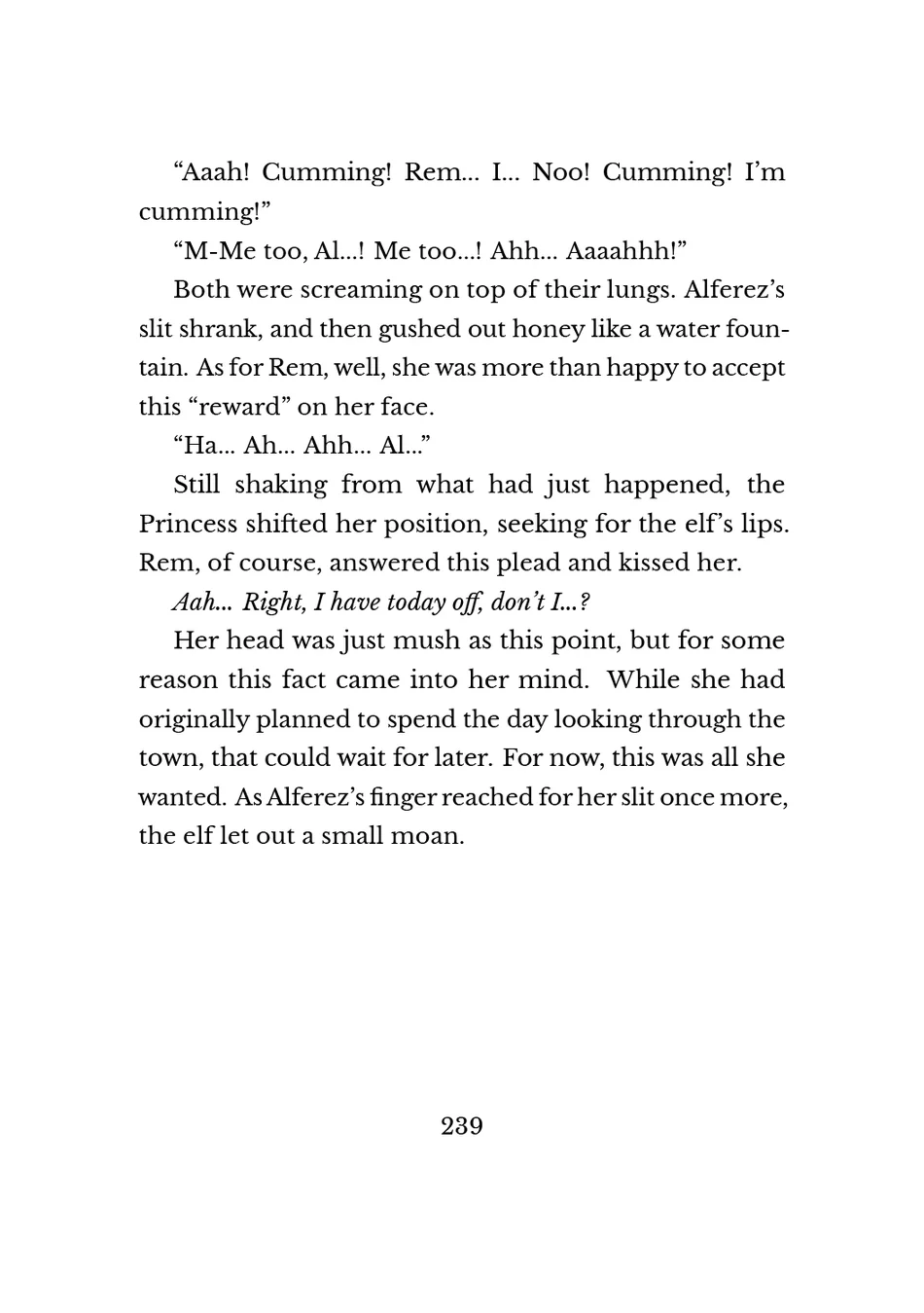 Yuri Elf to Norowareta Hime page 237