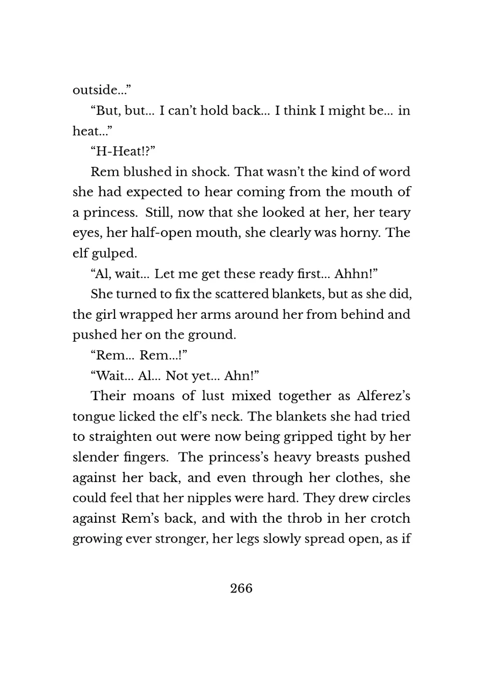 Yuri Elf to Norowareta Hime page 264