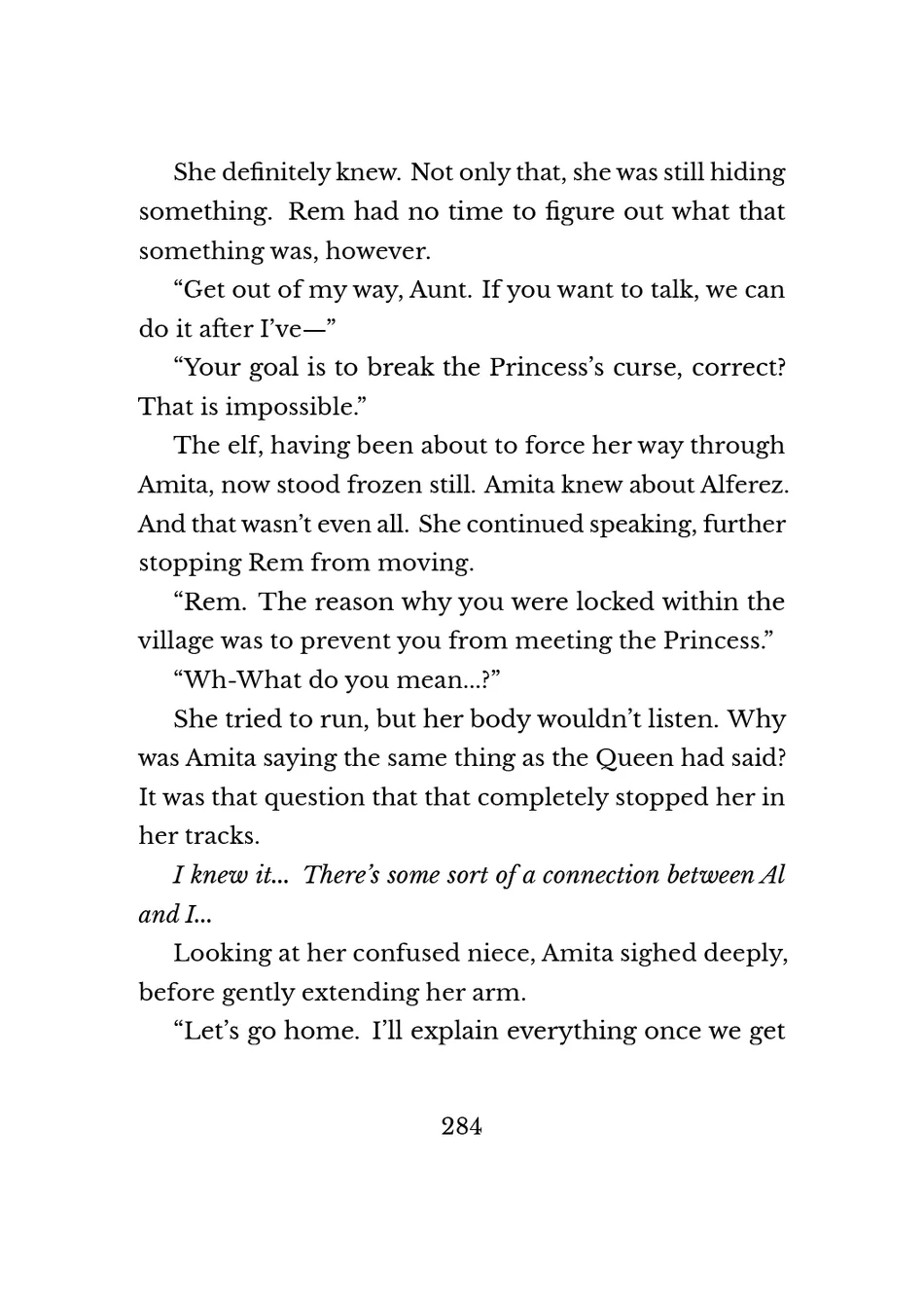 Yuri Elf to Norowareta Hime page 282