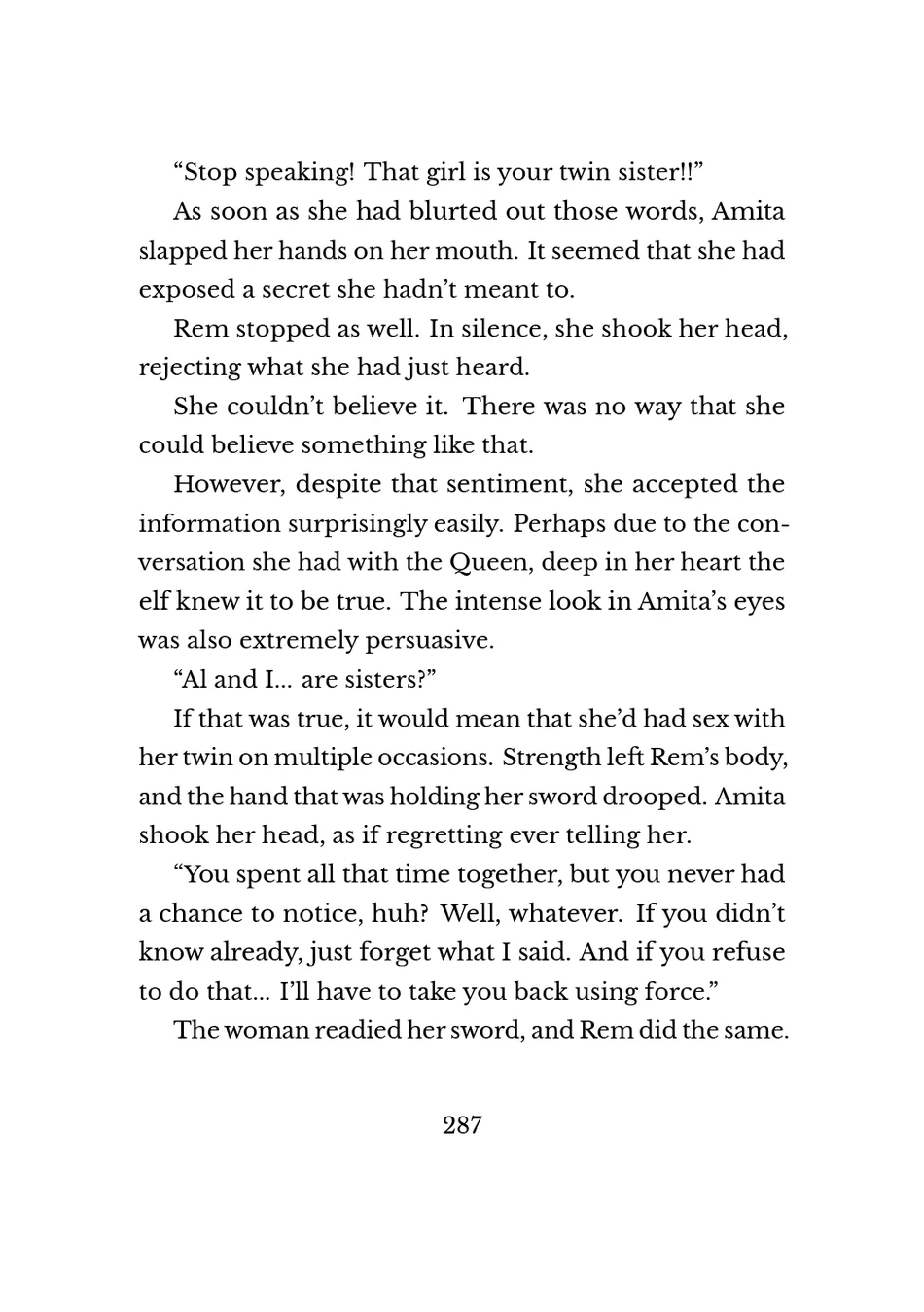 Yuri Elf to Norowareta Hime page 285