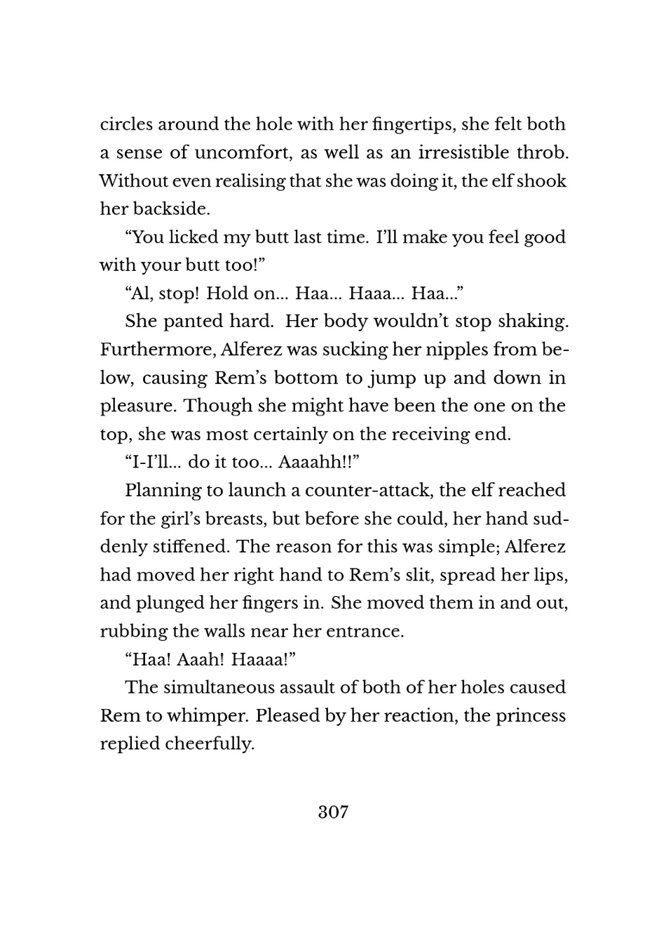 Yuri Elf to Norowareta Hime page 305