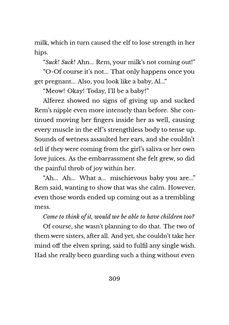 Yuri Elf to Norowareta Hime page 307