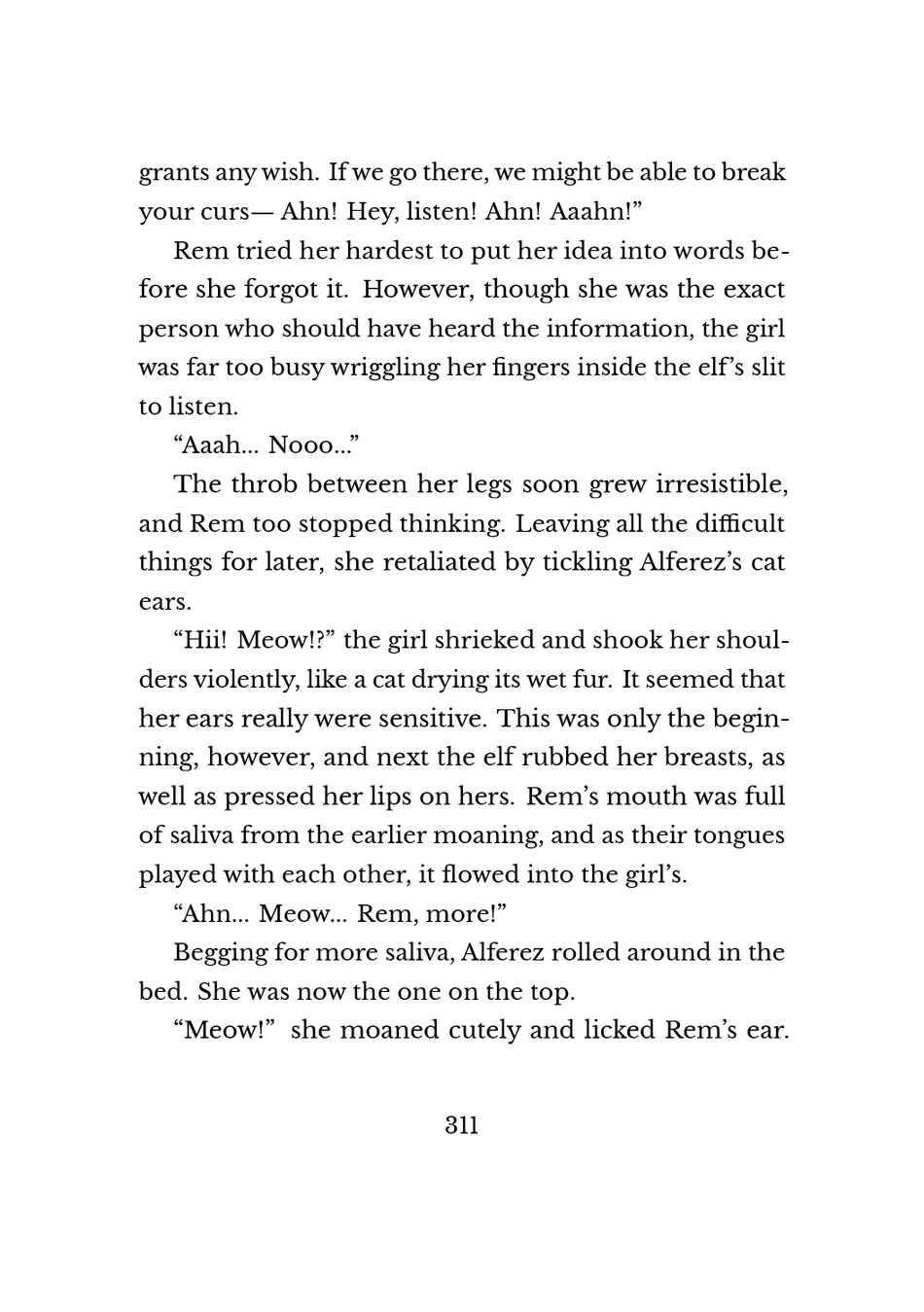 Yuri Elf to Norowareta Hime page 309