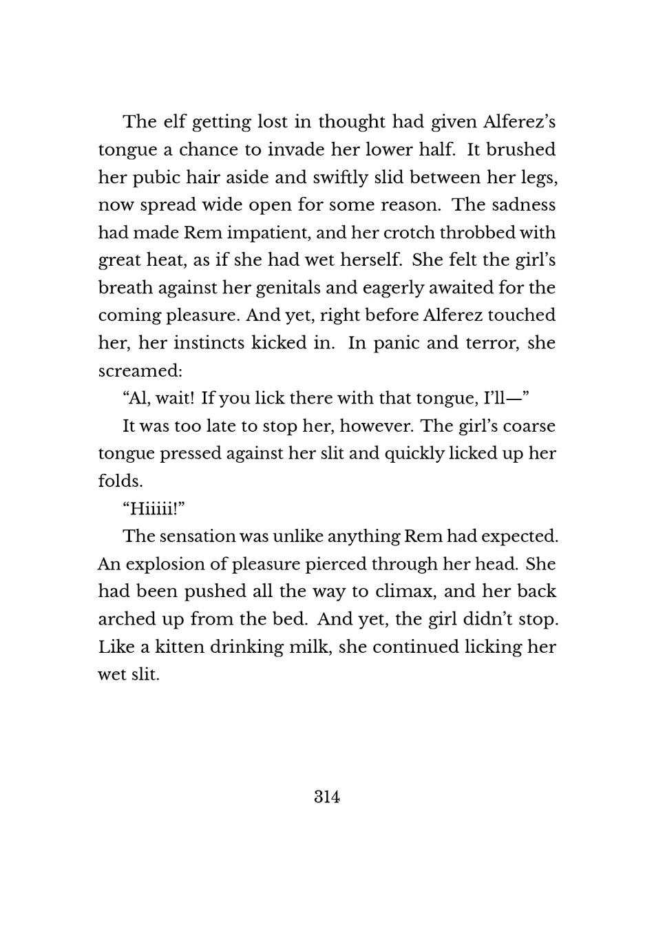 Yuri Elf to Norowareta Hime page 312