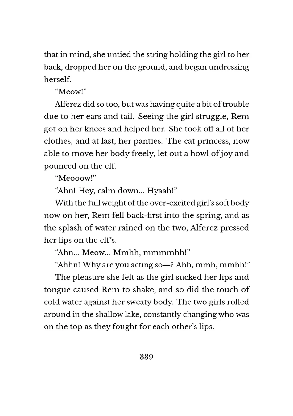 Yuri Elf to Norowareta Hime page 337