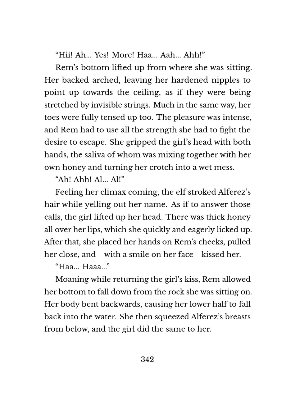 Yuri Elf to Norowareta Hime page 340