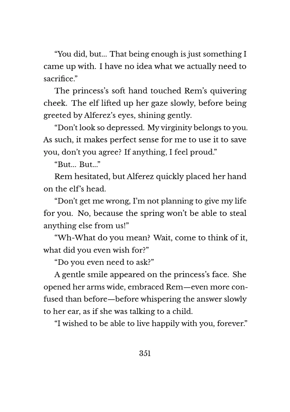 Yuri Elf to Norowareta Hime page 349