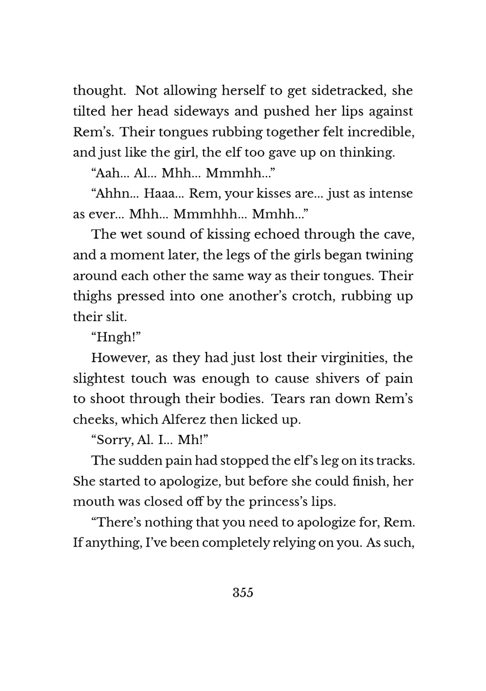 Yuri Elf to Norowareta Hime page 353