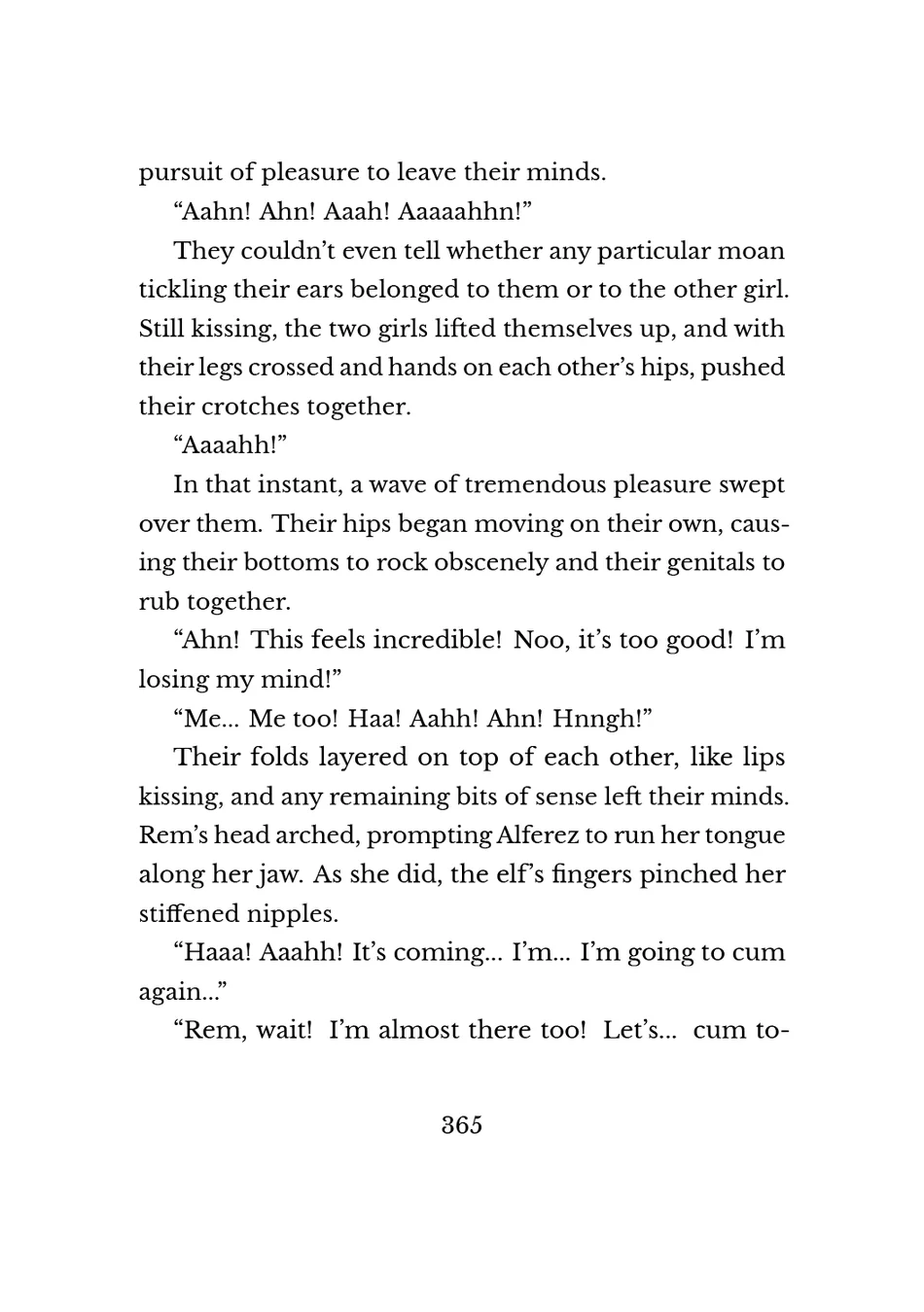 Yuri Elf to Norowareta Hime page 363