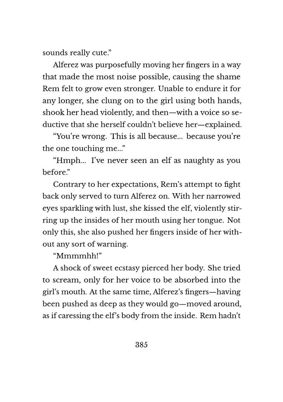Yuri Elf to Norowareta Hime page 383