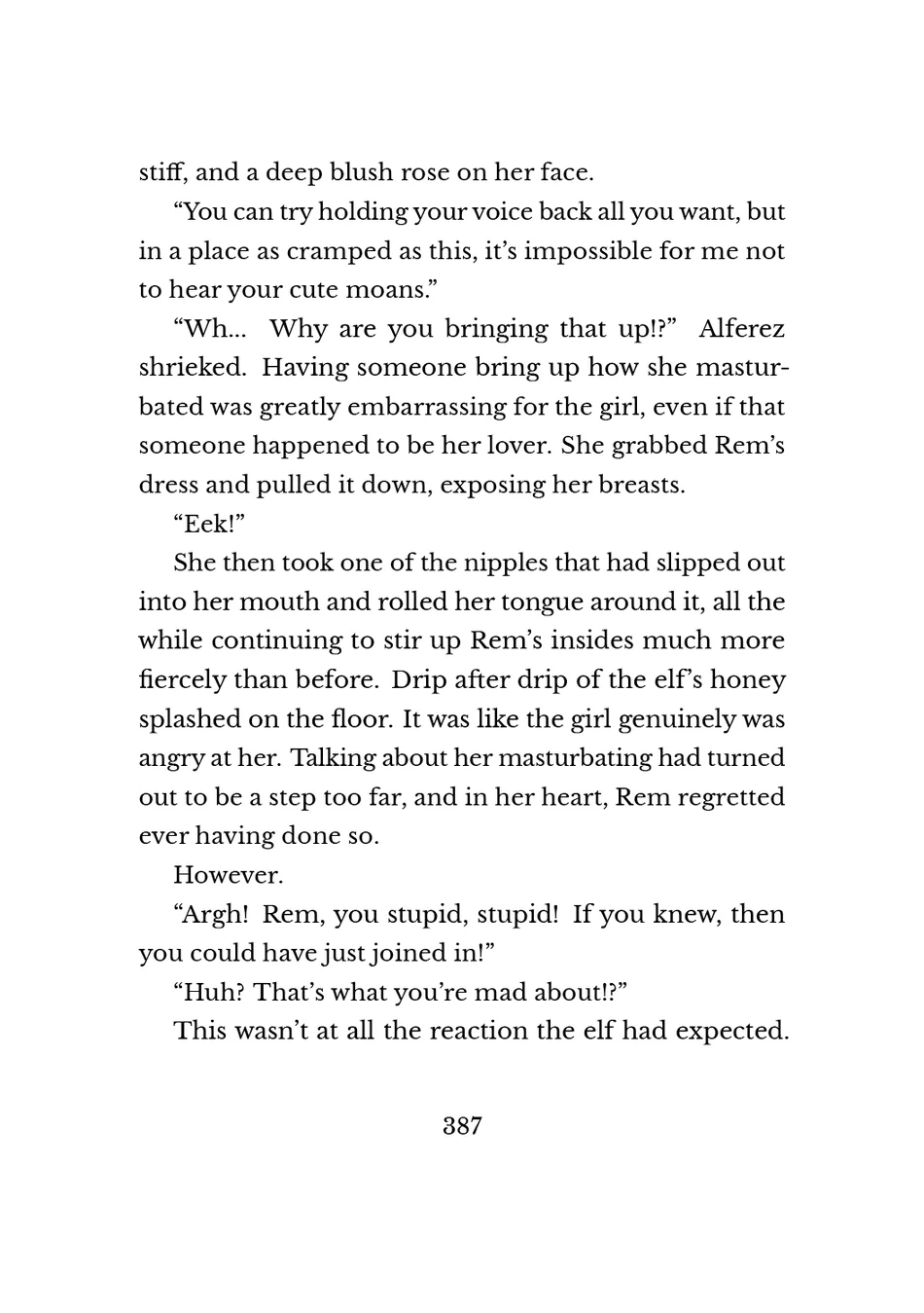 Yuri Elf to Norowareta Hime page 385