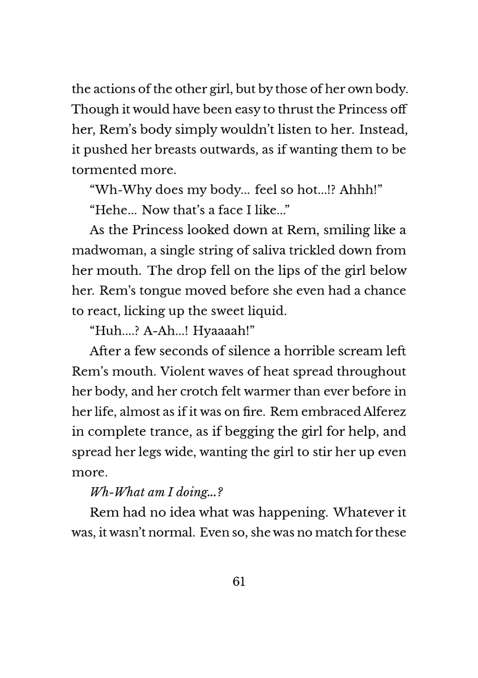 Yuri Elf to Norowareta Hime page 59