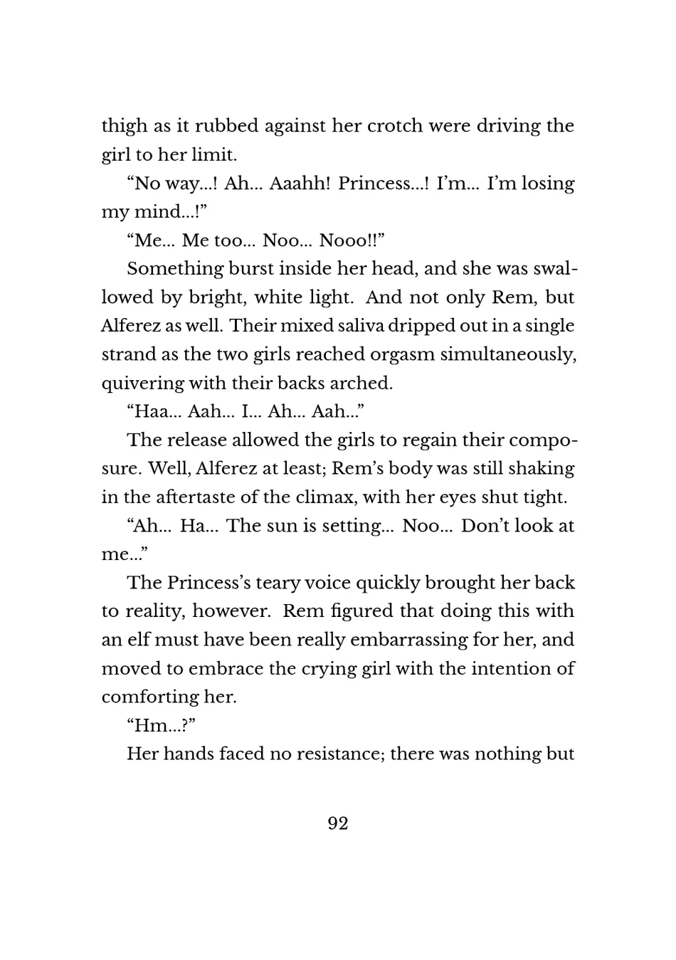 Yuri Elf to Norowareta Hime page 90